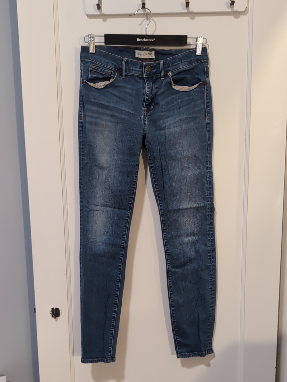 Madewell Stretchy Indigo Wash Skinny Jeans